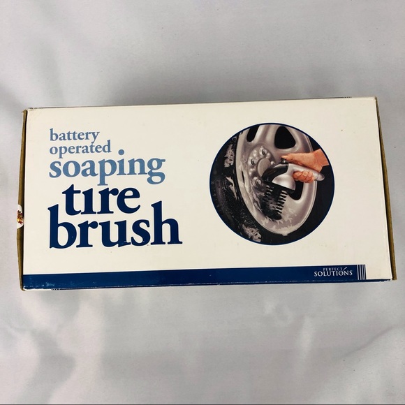 NIB Auto Soaping Tire Brush Battery Operated - Picture 4 of 16